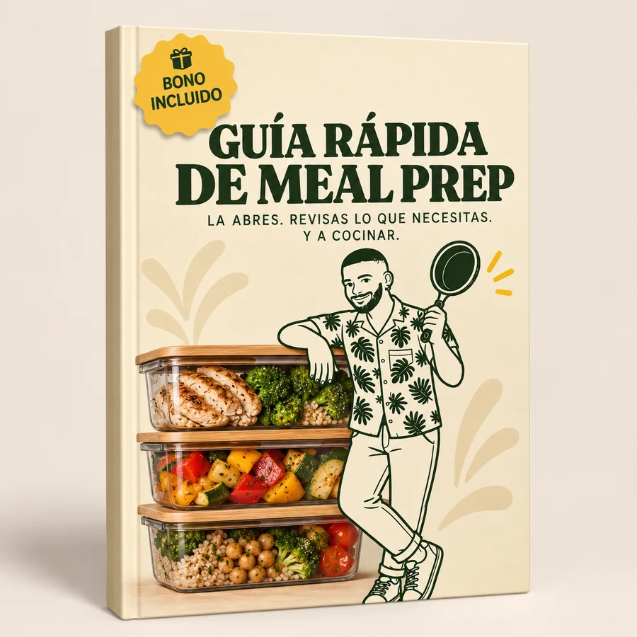 Portada de la Guía Rápida de Meal Prep