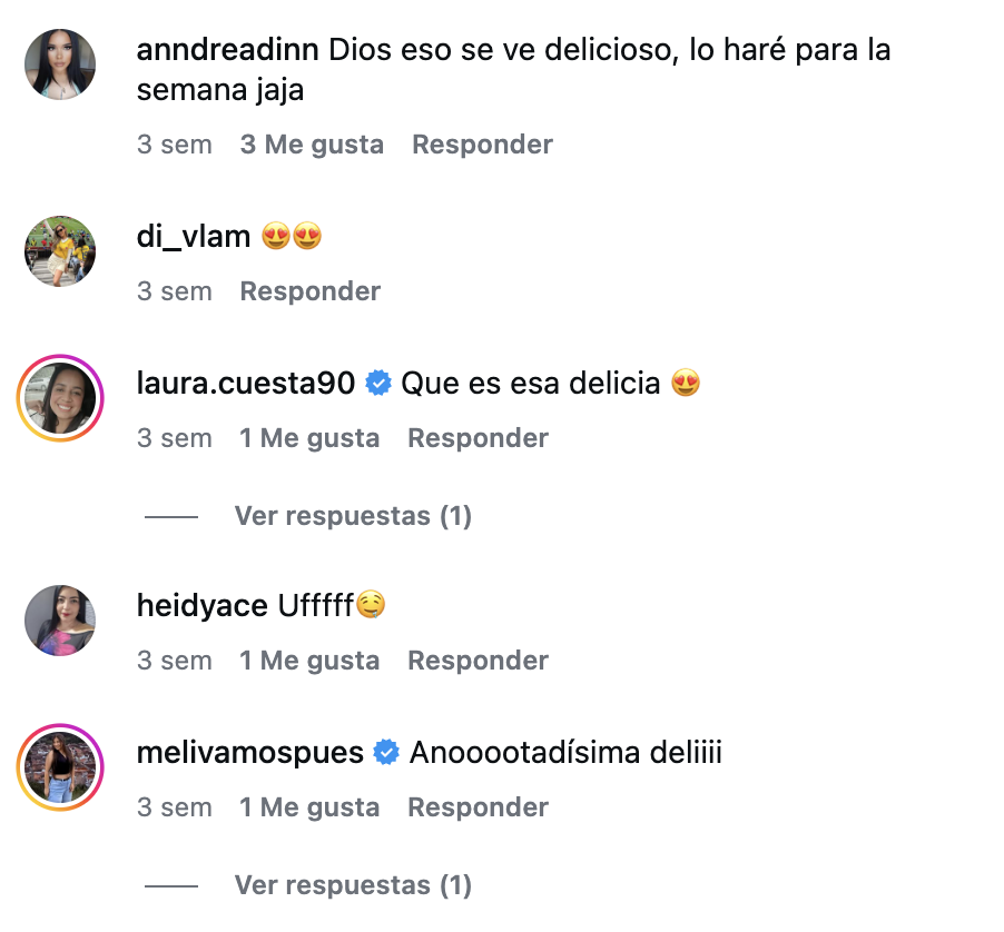 Comentarios reales de la comunidad sobre las recetas de Un Cocinero en Apuros, captura 2