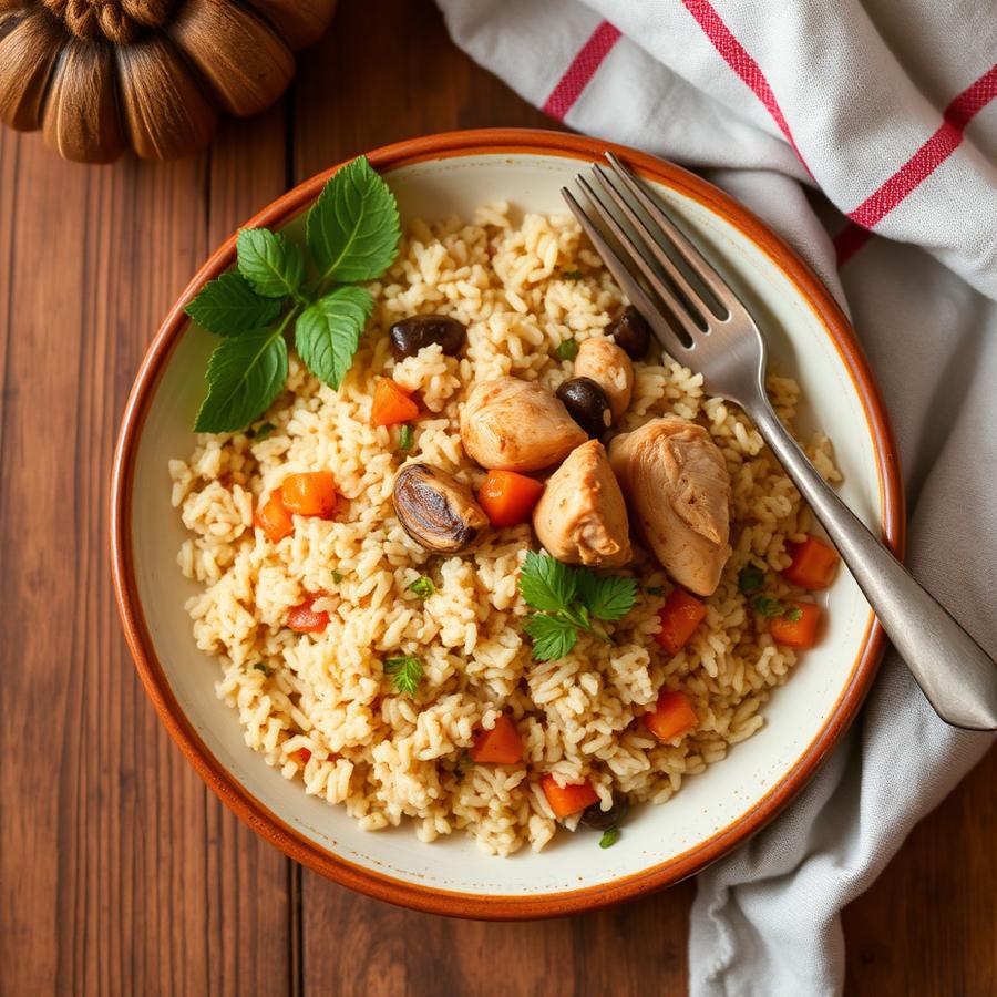 Comida casera con sabor
